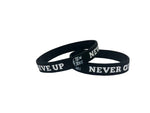 Never Give Up Wristband