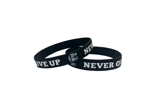 Never Give Up Wristband